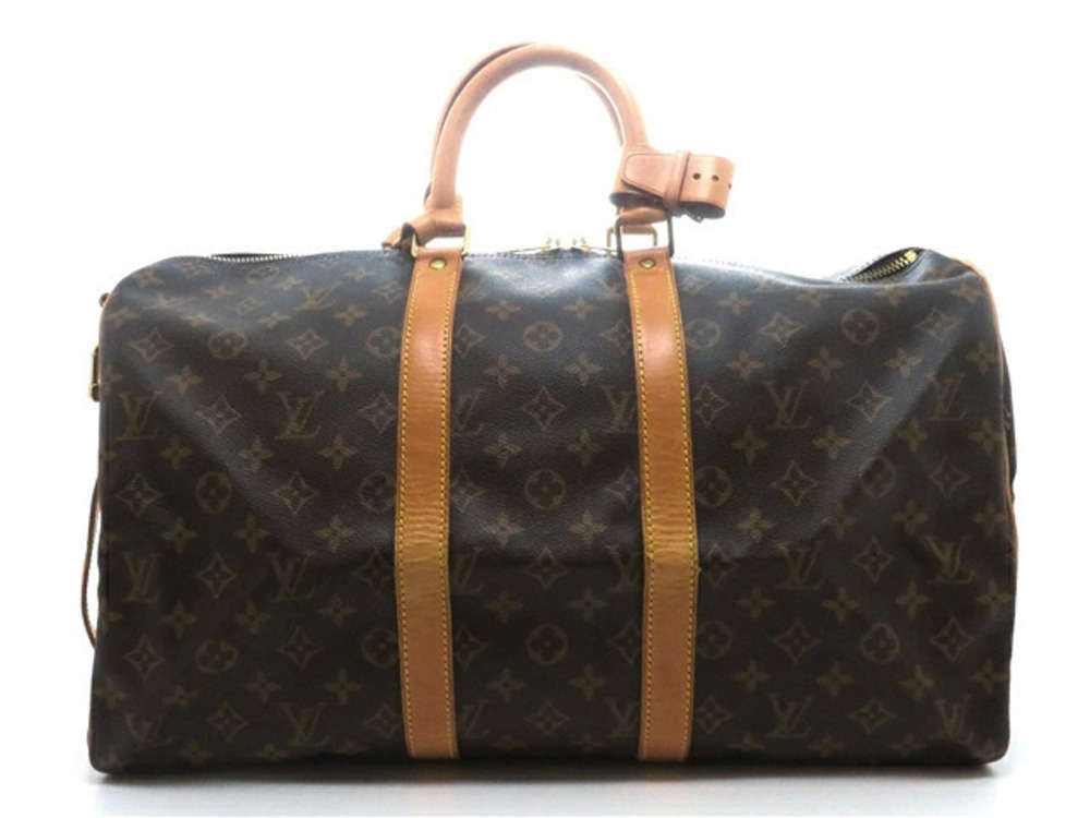 LOUIS VUITTON Keepall Bandouliere Boston Bag Monogram